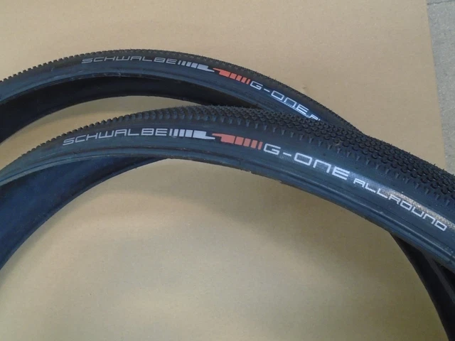 2x Schwalbe G-One Allround Evo Tyres 700C 40MM BLACK ! 4