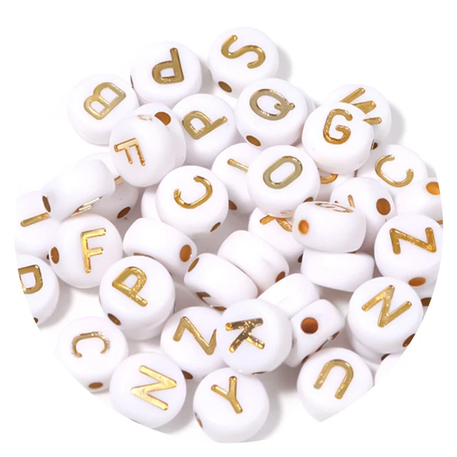 Blausky 30 Keramikperlen 6mm - Quadratische Perlen Zum Auffädeln