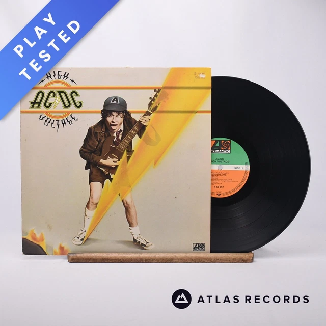 AC/DC HIGH VOLTAGE Reissue LP Album Vinyl Record 0 ATL 50 257 Atlantic ...