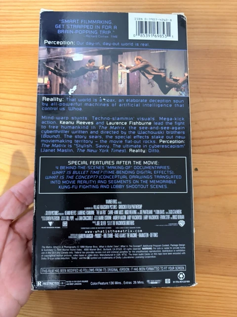 Matrix Kanu Reeves THE MATRIX COLLECTOR'S Edition VHS 1999 Warner NTSC Keanu Reeves £4.08 ...