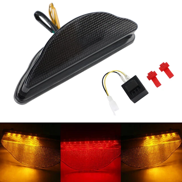 Smoke LED Taillight integrated Turn Signals for Yamaha Warrior 2002-2008