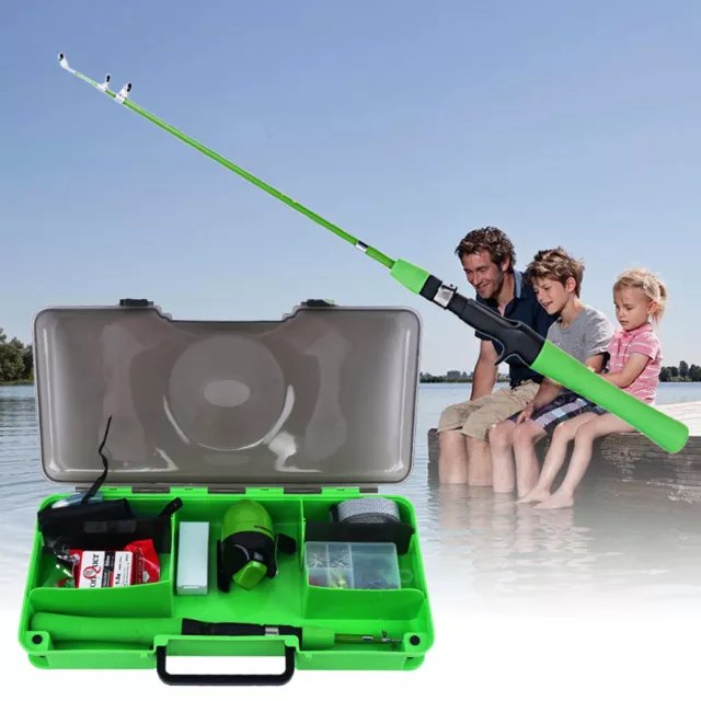 TELESCOPIC FISHING KIT Portable Size Kids Fishing Pole Lightweight