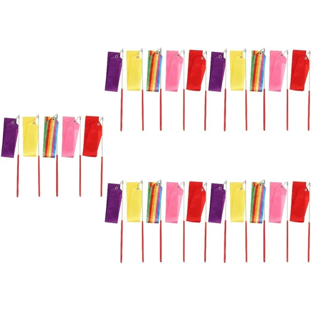 25 Pcs Ribbons Dancing Streamers Dance Children's Toys Kids