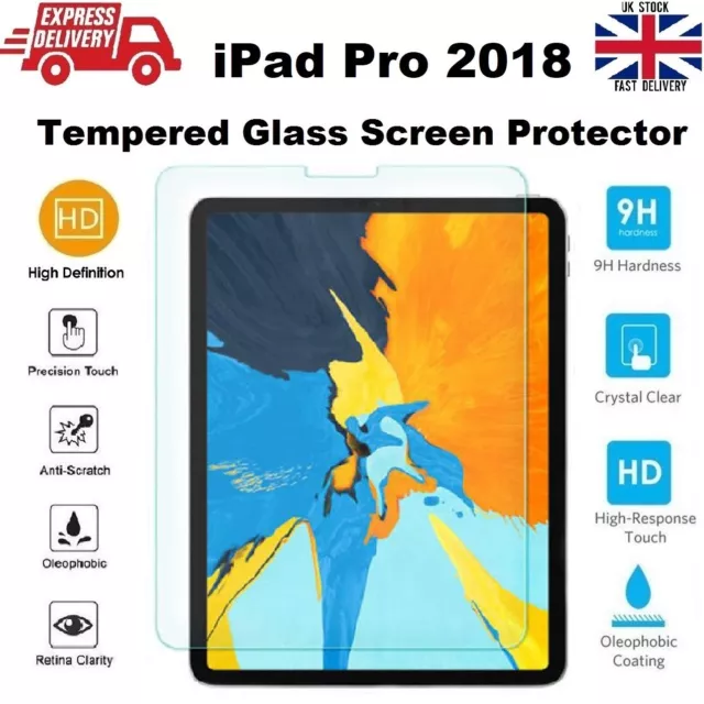 Gorilla Glass Shatter Proof Tempered Glass Screen Saver For Apple iPad Pro 11 in