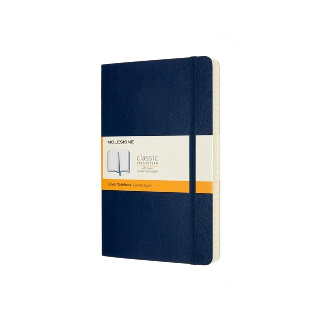 MOLESKINE NTBK EXPANDED LARGE RULED SAPPHIRE BLUE SOFT COVE (UK IMPORT) Book NEW