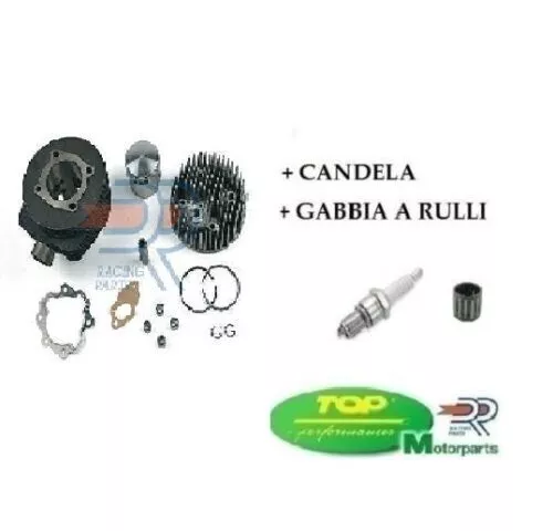 Kit Gruppo Termico Dr 177 Cc Ø63 Vespa Px Pe 125 150 Kt00017+Gabbia +Candela