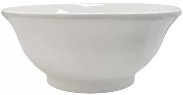 Blanc Porcelaine Salade Bol 1.15 Litre Grand Soupe Bol Vaisselle Service de Plat