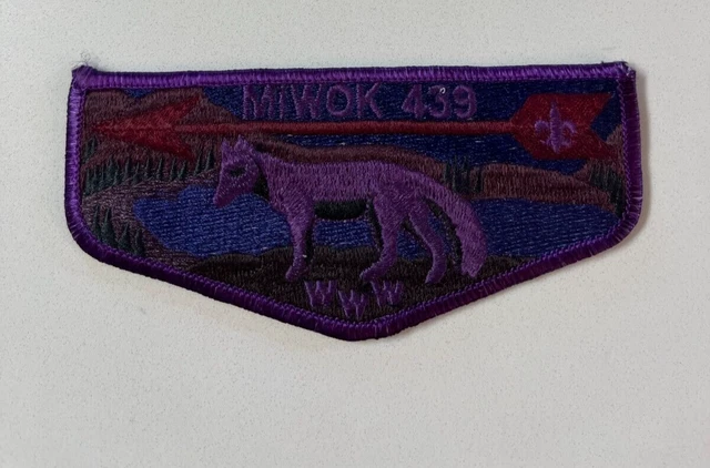 Boy Scout OA 439 Miwok Lodge Flap Ghost