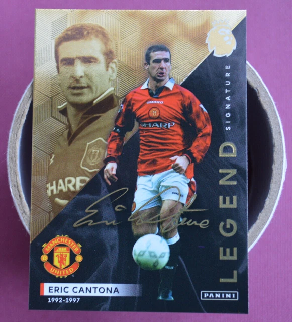 SCHEDA ERIC CANTONA Legend Signature Edizione Limitata/Panini Adrenalyn