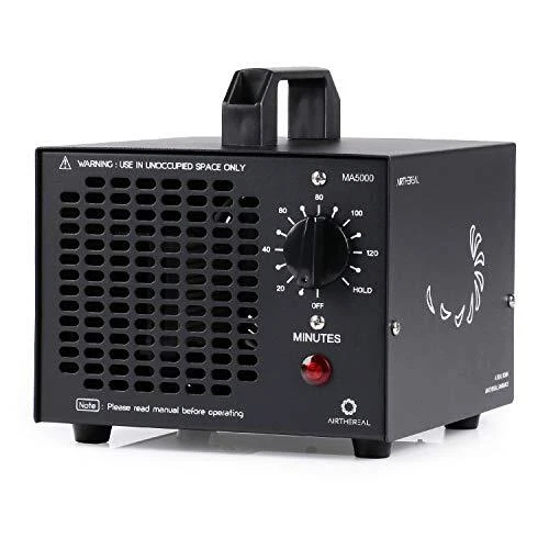 MA5000 Commercial Ozone Generator 5000mg/h O3 Machine Home Air Ionizers Black