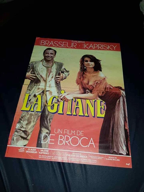 AFFICHE DE CINÉMA d'époque du film: LA GITANE de 1986 (40x60cm) EUR 5 ...