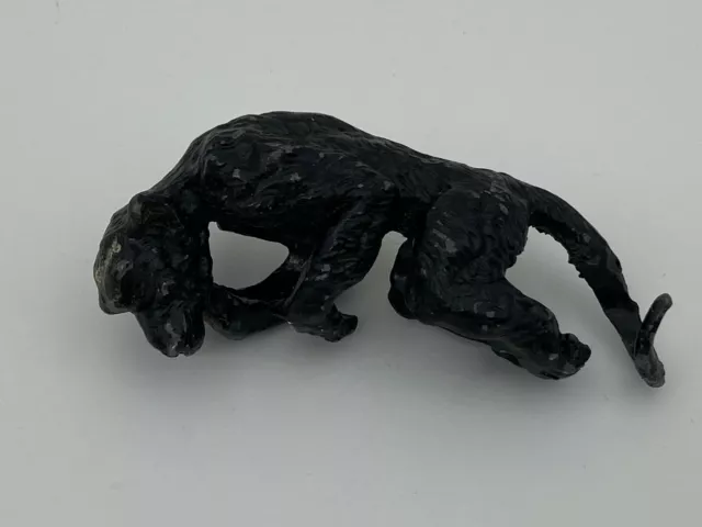 Petit Singe En Bronze Patine Noire Pommeau De Canne H3371 2