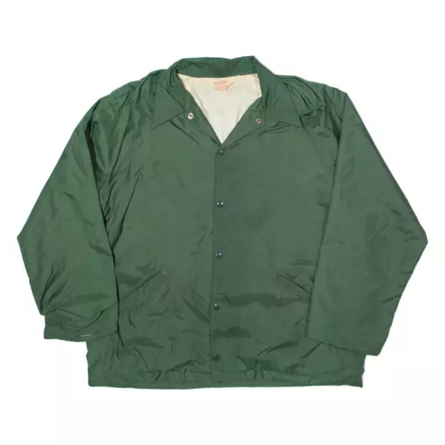 Vintage NOR'EASTER Coach Jacket Green 90s Mens L