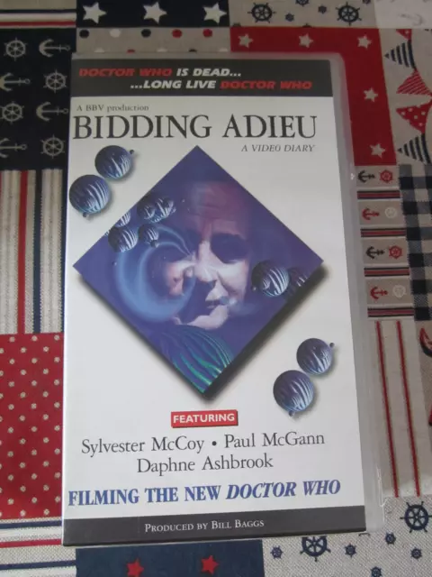 Bidding Adieu Filming The New Doctor Who 1996 Vhs Video Tape Uk Pal Format Only