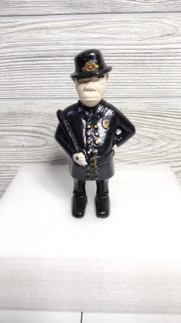 Possible A C Williams c 1900 Cast Iron 5 1/2" Mulligan Policeman Still Coin Bank