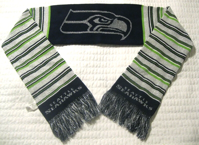 NFL Seattle Seahawks Unisex Scarf Blue Silver Green