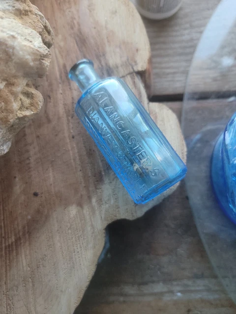 Vintage Small Blue 1852, A.casters Indian Vegetable Bitters Original