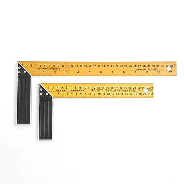 PROFESSIONAL PRECISION ENGINEER Carpenter Tool Steel L Square Angle ...