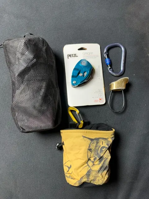 Climbing Gear Package. Black Diamond/Petzl. Harness/Gri Gri.