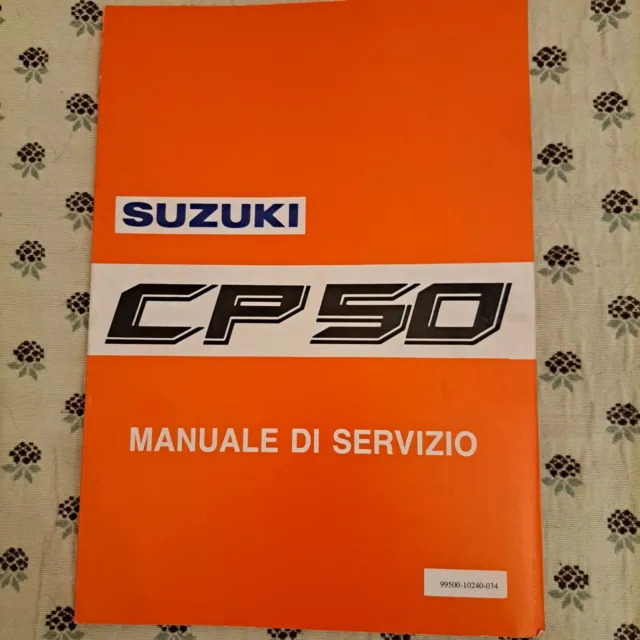 SUZUKI CP 50 Scooter manuale officina originale italiano workshop manual