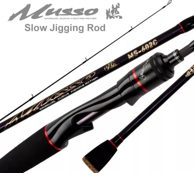 Slow Pitch Knife Jigging Spin Rod PE 1.0-6.0 Spinning rod AU Reds Dhu Kingfish