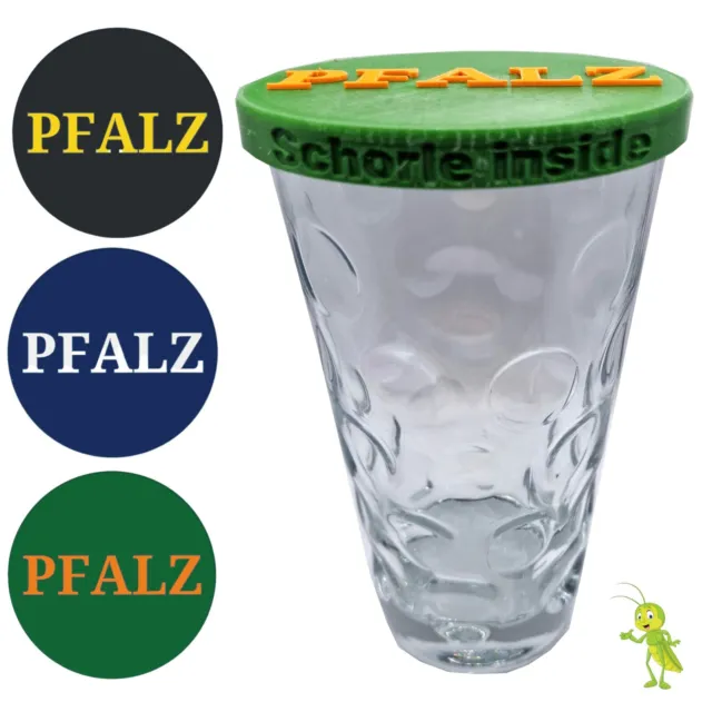 Dubbe-Deckel (Pfalz) / Dubbe Schorle Abdeckung Glas Pfalz Deckel