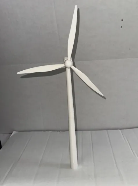 HO Scale Wind Turbine / Windmill Generator White Detailed Model 1:87 Unpainted