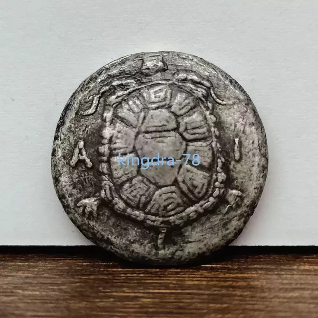Retro Collection of Ancient Greek Turtle Creative Decorative Coins
