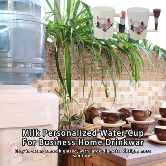 Ceramic Mug Girl Tools Beauty Kit Handle Tea Coffee Home Cup Kitchen