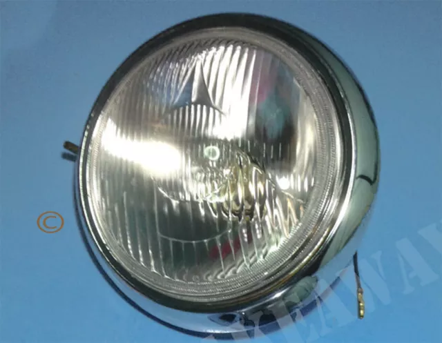 SUZUKI RV50 RV75 RV90 RV125 VAN VAN Headlight +Bulb + Steel Metal