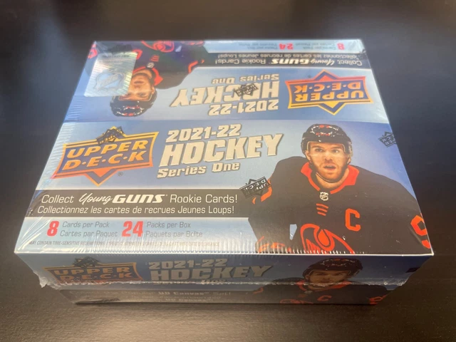 2021-22 Upper Deck Ud Series 1 Nhl Hockey Factory Sealed Retail Box - 24 Packs