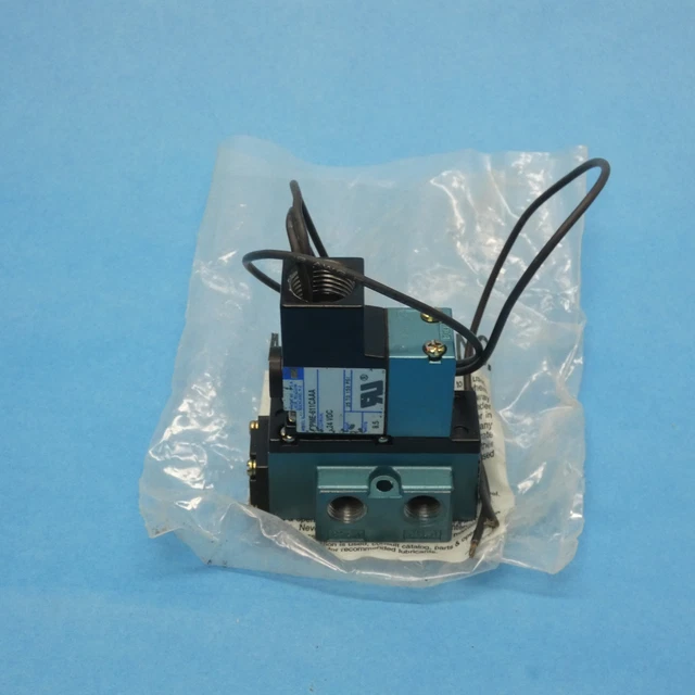 Mac 912B-PM-611CA Single Solenoid 4/2 Valve 1/4" NPT 24 VDC NNB