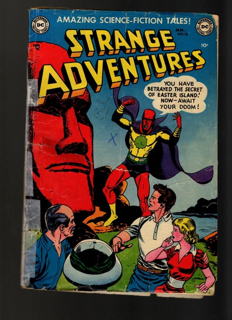 Strange Adventures #16, Golden Age, Dc Comics, 1952. Gil Kane Cover