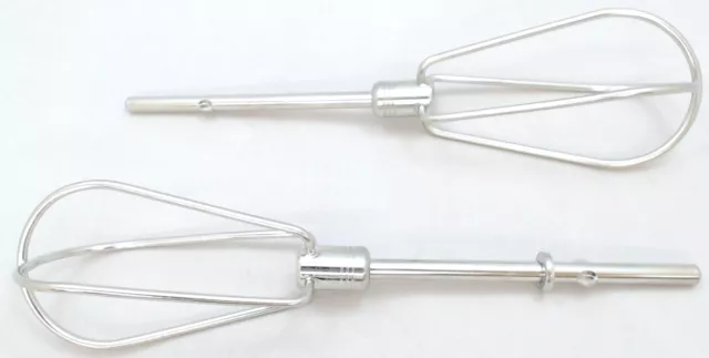 W10490648 Hand Mixer Attachment Beaters for KitchenAid KHM2B, AP5644233,  PS4082859 Replacements.