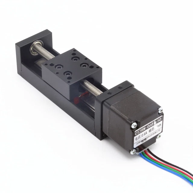CNC MINI 1MM Linear Sliding Table Guide Rail Actuator Stage 0.05mm High ...
