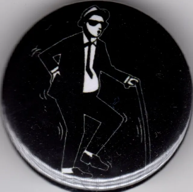 SKA Pin Button Badge 25mm - WALT JABSCO - TOO MUCH TOO OLD - 2TONE - SPECIALS