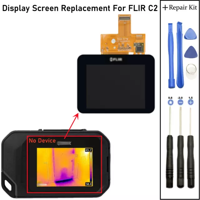 Für FLIR C2 Wärmebildkamera mit WiFi LCD-Display Bildschirm Reparatur Ersatzteil