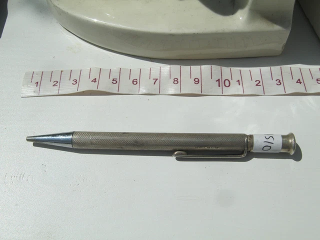 Birmingham 1963 Sterling Silver William Manton Propelling Pencil