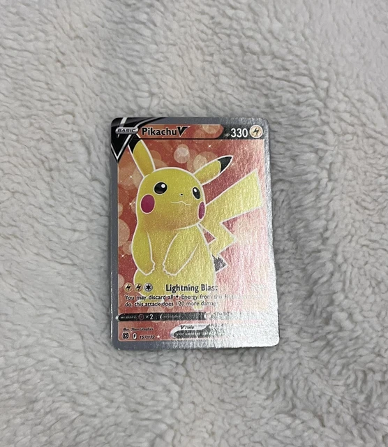 Pokémon TCG Pikachu V Sword & Shield: Brilliant Stars 157/172 Holo Ultra Rare