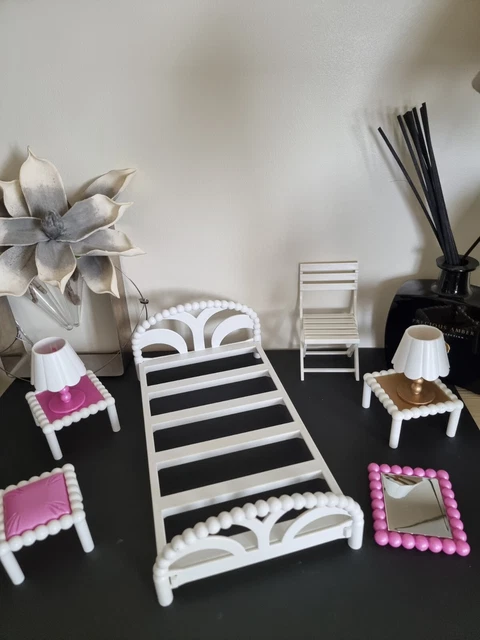 Meubles Et Accessoires Pour Poupée Barbie Perle - Marque Delavennat - Avec Boîte D'origine - Occasion