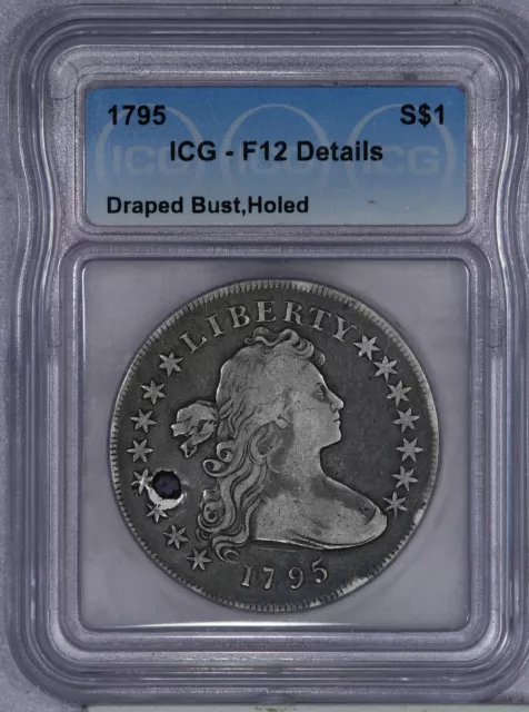 1797 Draped Bust Dollar $1 ICG F12 Details