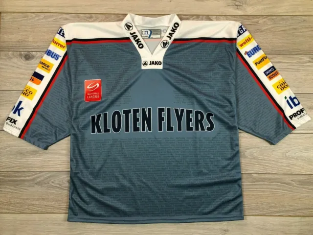 Kloten Flyers Ice Hockey vintage Nike Ochsner jersey size Medium