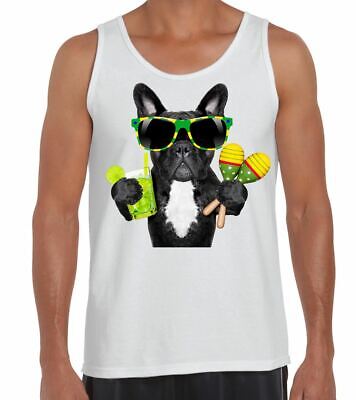 French Bulldog Brazillian Style Men's Vest Tank Top - Funny Dog T-Shirt