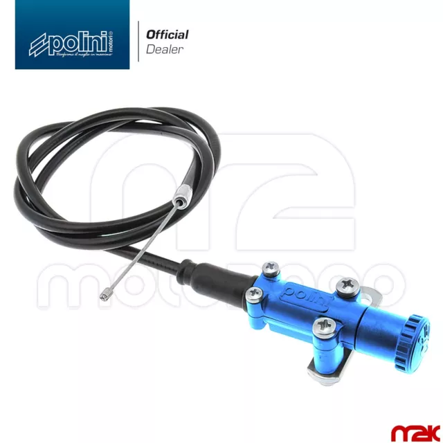 COMANDO LEVA STARTER ARIA MANUALE POLINI BLU ELETTRICO con FILO - 316.0012