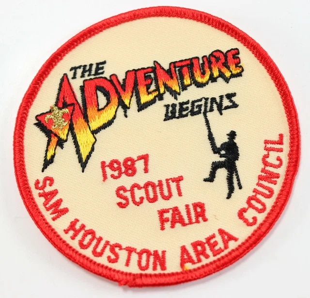 VINTAGE 1987 SAM Houston Adventure Scout Fair Boy Scouts America BSA