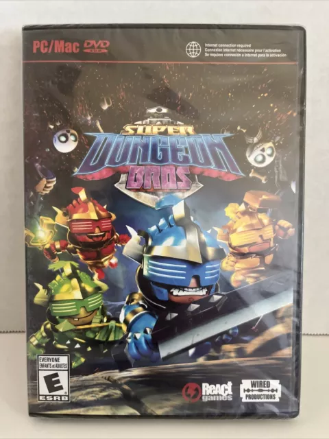 Super Dungeon Bros Pc / Mac Dvd Rom Game, New Factory Sealed!!