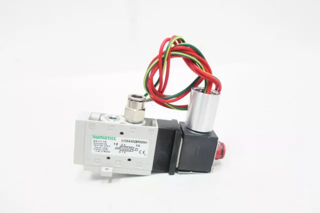 Numatics L12XA452BP00061 Pneumatic Solenoid Valve 24v-dc 1/4in Npt 120psi