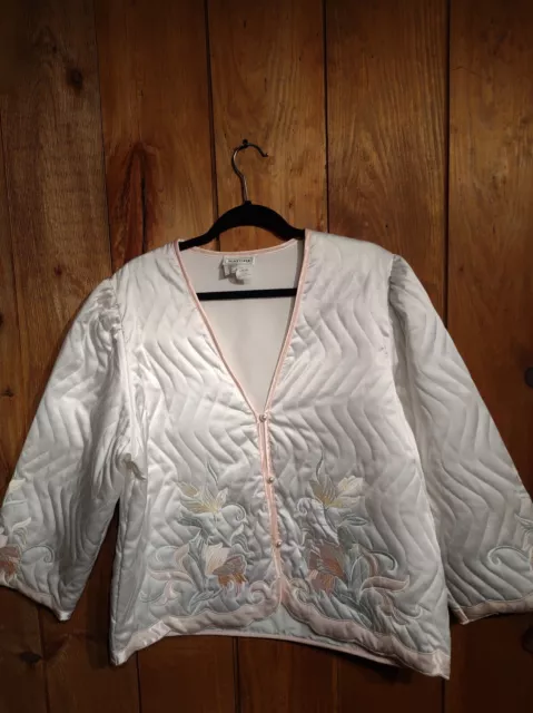 Vintage Neiman Marcus, Natori, Bed Jacket, Size Large, Style N111933 - FLAWED