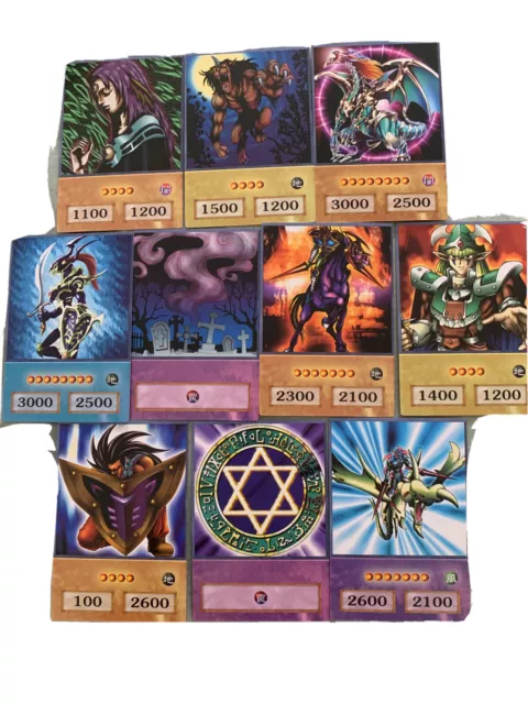 Yu-Gi-Oh Anime Style Cards - 10 Card Assortment - Brand New