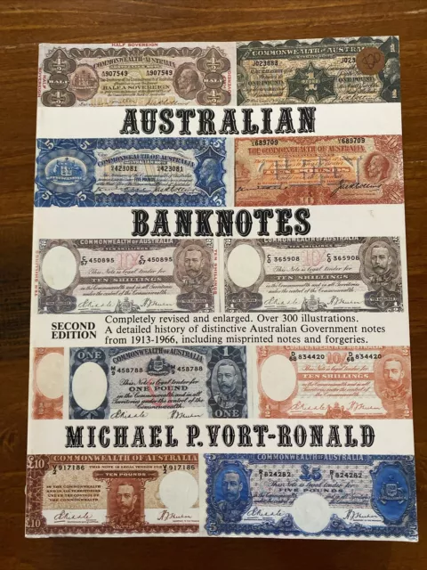 Australian Banknotes By Michael P Vort-Ronald 1983 Money Currency History